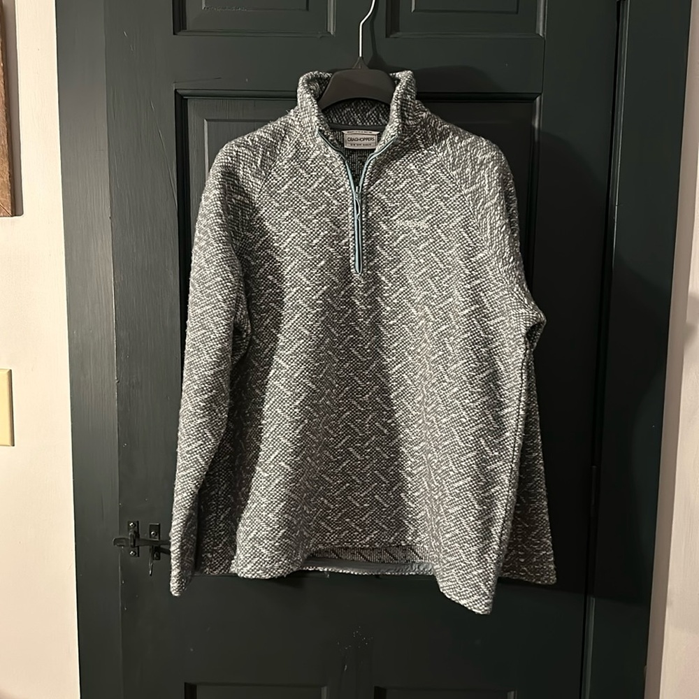 Craghoppers 3/4 zip sage greenish color size XXL